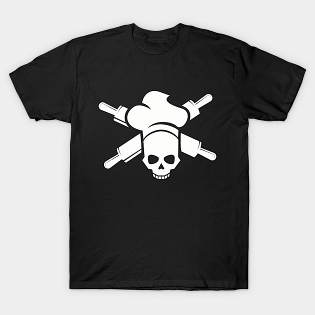 Pirate Chef (Light Print) T-Shirt by Jarecrow 